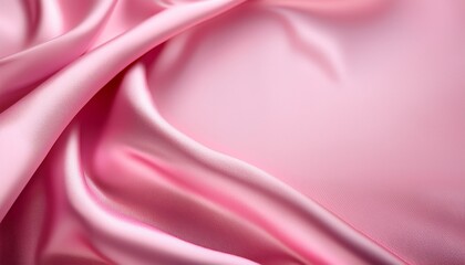 Obraz premium Pink silk satin background