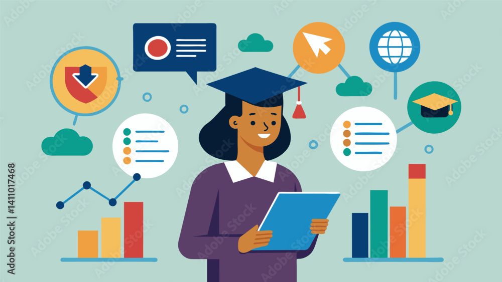 Aufkleber a teacher uses data from classroom observations student assessments and attendance records to identi