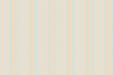 Obraz premium Ferene lines texture seamless, overlay fabric stripe textile. Iecorate background pattern vector vertical in light and orange colors.