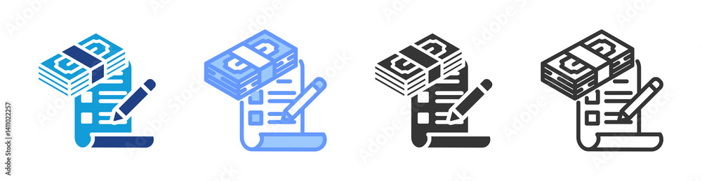 Poster Cost Effective icon set multiple style collection