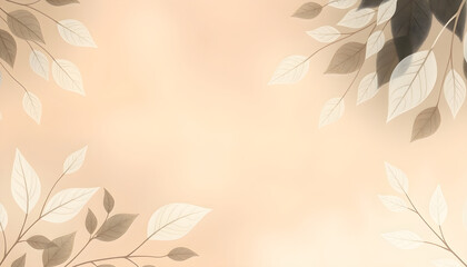 autumn background with leaves