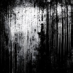 Abstract Grunge Texture Black White Dripping Paint Wall Background