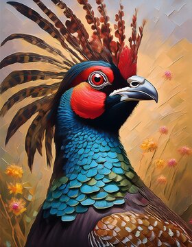 &Ouml;lgem&auml;lde Auerhahn