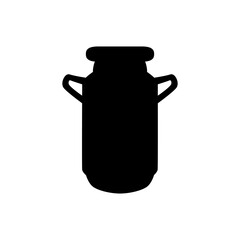 milk barrel icon, simple flat style, illustration, logo sign symbol pictogram template, for ui or ux isolated on white for mobile app, editable