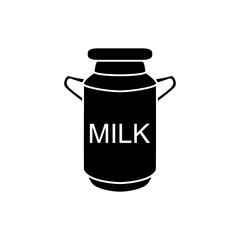 milk barrel icon, simple flat style, illustration, logo sign symbol pictogram template, for ui or ux isolated on white for mobile app, editable