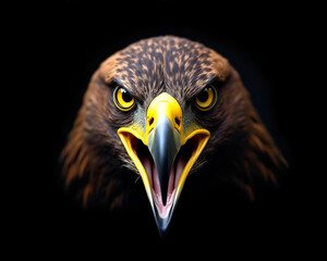 Obraz premium Close-up of Fierce Eagle.