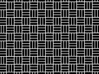 和柄　算木崩し 四角 正方形　シルエット素材