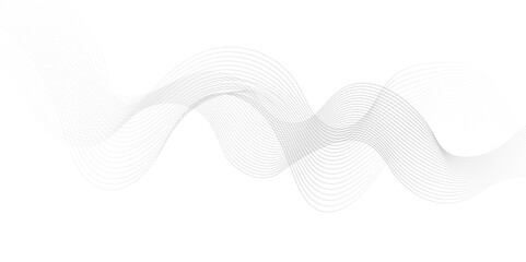Fototapeta premium Abstract wavy curve lines background. Modern template abstract design flowing particles wave digital frequency track equalizer. abstract wave line for banner, wallpaper background with wave design.