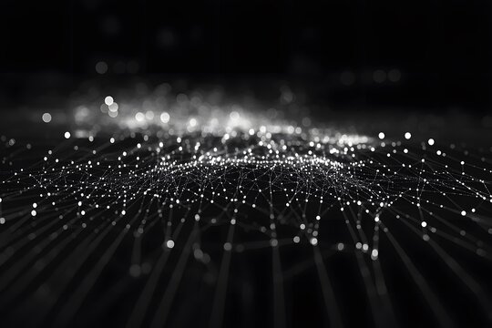 Global network connection world map , Generative AI	
