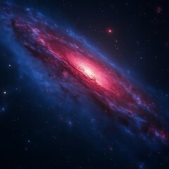 Obraz premium Spiral Galaxy in Deep Space (4)