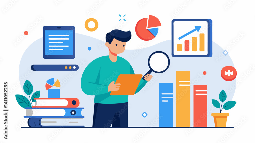 Poster a publisher uses data analytics to determine which genres are most searched for and read on online p