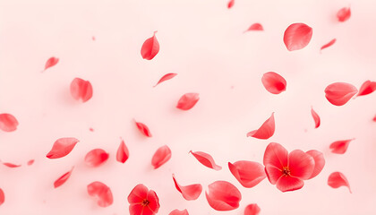 red rose petals