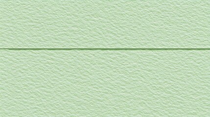 Fototapeta premium Subtle pistachio paper texture with a delicate horizontal line for design uses