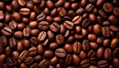 Obraz premium Coffee beans closeup background 