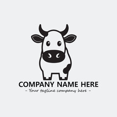 Plant illustration for logo company black and white vector image
