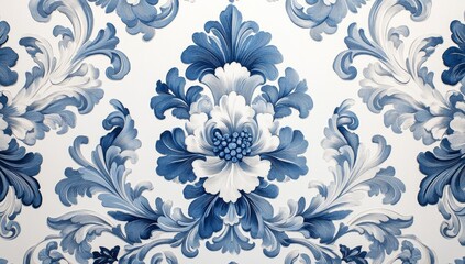 Ornate floral pattern design