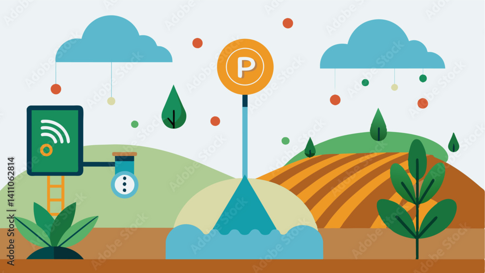 Poster sensors p in the soil provide accurate information on moisture levels helping farmers make datadrive