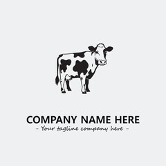 Plant illustration for logo company black and white vector image
