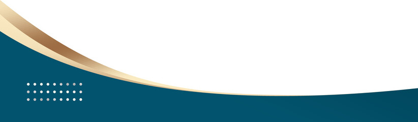 Obraz premium Elegant Gold and Blue Corner Border Background