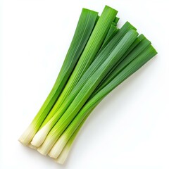 Fresh leeks, vibrant green and crisp, are perfect for your next meal or dish. Enjoy their unique flavor and health benefits