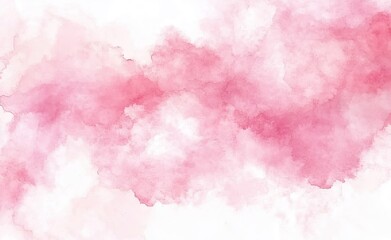 Fototapeta premium A vibrant watercolor background featuring soft red and pink hues blending seamlessly. ideal for creative projects. invitations. or artistic presentations