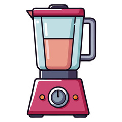 Fototapeta premium Modern blender vector art illustration