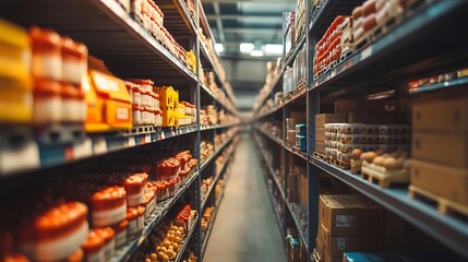 Endless Aisles of a Warehouse: A Glimpse into the Heart of Supply Chain