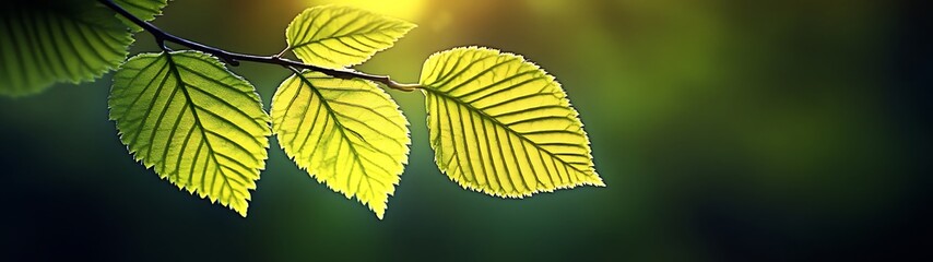 Sunlight on Fresh Leaves