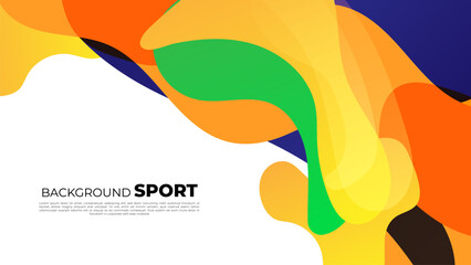 Abstract wave geometric composition, speed technology futuristic sport design background vector illustration.