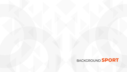 Abstract white geometric composition, speed technology futuristic sport design background vector illustration.