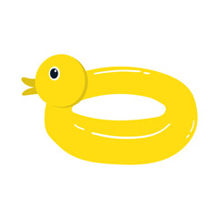 Cartoon Yellow Duck Pool Float