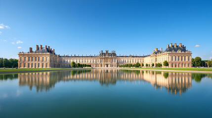 Naklejka premium Grand Palace Exterior Reflection In Pond
