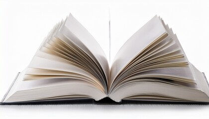 Fototapeta premium open book isolated on white