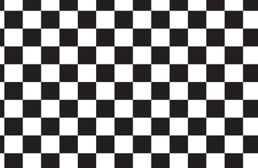 Fototapeta premium black and white check square board, Repeat pattern art for fabric, wrapping pepper, wall and tile designing