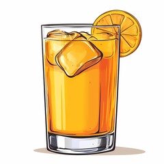 Refreshing Citrus Summer Mocktail with Natural Flavors in a Highball Glass - Perfect for Happy Hour and Party Drinks