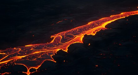 vulcan lava oozing