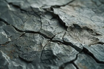 Fototapeta premium Ultra Hd Picture of a Close Up of a Gray Stone Surface with a Crack in the Middle