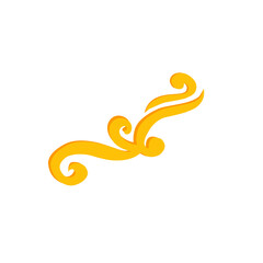 Obraz premium swirl decorative design element