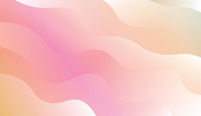 Fototapeta premium Template Modern Background With Curves Lines. Design For Cover Page, Poster, Banner Of Websites. Vector Illustration with Color Gradient.