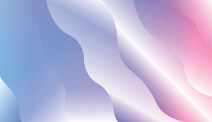 Template Modern Background With Curves Lines. Design For Cover Page, Poster, Banner Of Websites. Vector Illustration with Color Gradient.
