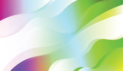 Fototapeta premium Futuristic Color Design Geometric Wave Shape. For Template Cell Phone Backgrounds. Vector Illustration with Color Gradient.