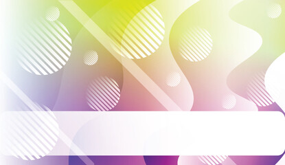 Fototapeta premium Abstract Shiny Waves, Lines, Circle, Space for Text. For Elegant Pattern Cover Book. Vector Illustration with Color Gradient.