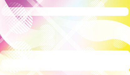 Obraz premium Futuristic Background With Color Gradient Geometric Shape for Your Design Landing Page, Ad, Banner, Cover Page. Vector Illustration with Color Gradient.