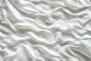 Fototapeta premium Soft, white fabric with flowing, elegant folds