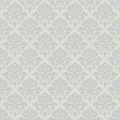 Elegant Damask Seamless Pattern. Vector design for Wallpaper, Fabric, Branding, Packaging, Invitations, Wedding, Home Decor Design