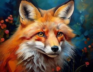 &Ouml;lgem&auml;lde Fuchs