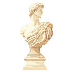 Obraz premium Classic statue illustration sculpture art vector