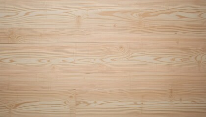 Top View of Light Wood or Plywood Table with Natural Grain Pattern and Abstract Background
