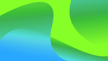 abstract green wave background