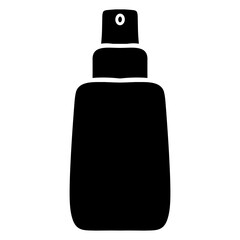 bottle of perfume solid icon